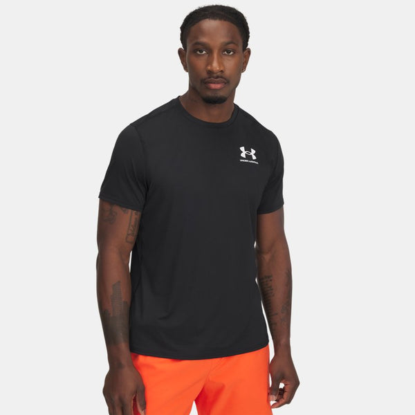 Under Armour HeatGear® Fitted Short Sleeve Black White