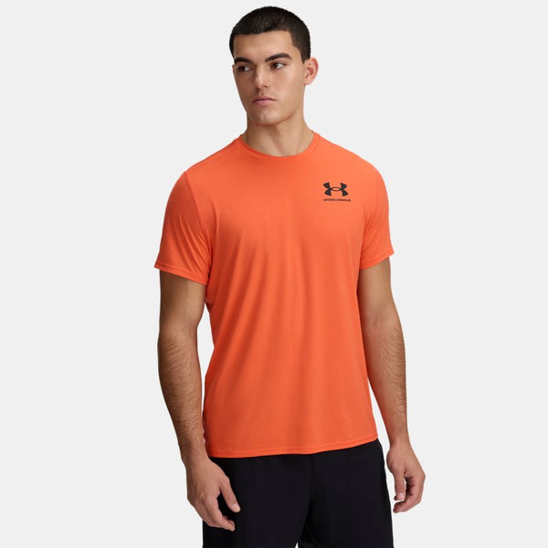 Under Armour HeatGear® Fitted Short Sleeve Fire Black