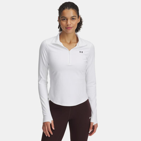 Under Armour Motion ½ Zip White Black