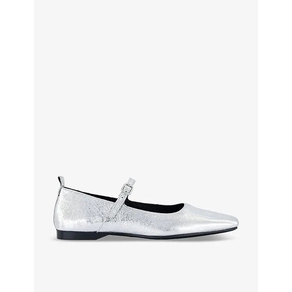 Vagabond Shoemakers Delia metallic-leather Mary Jane flats