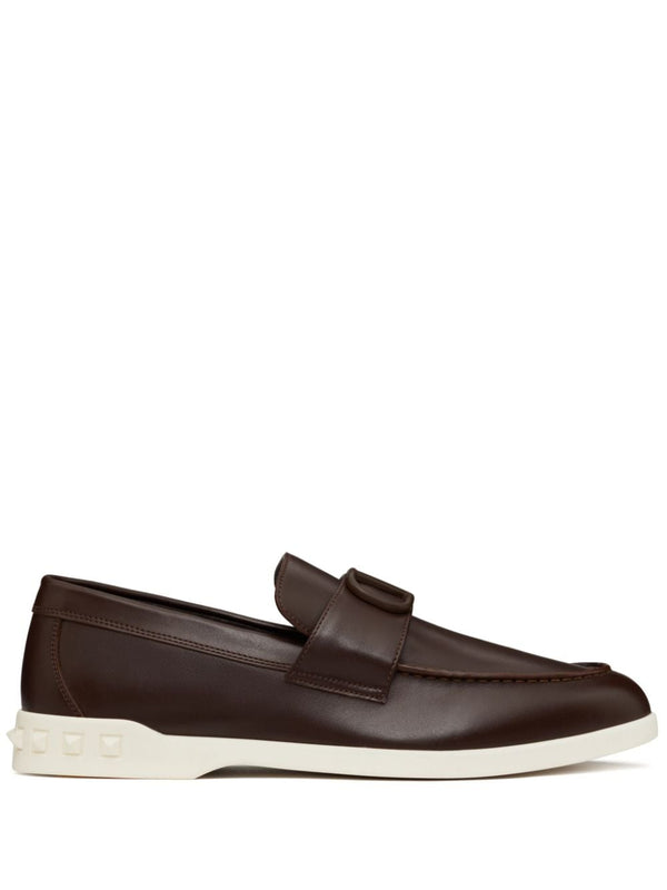 Valentino Garavani Leisure Flows Leather Slip On