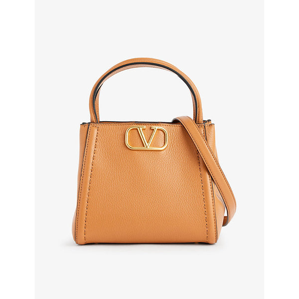 Valentino Garavani VLOGO leather top-handle bag | LYBSTORE