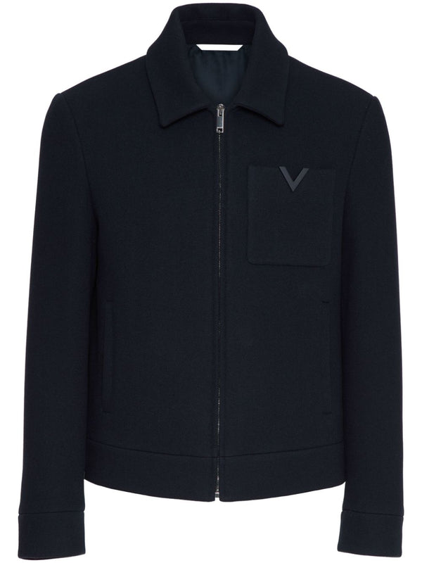 Valentino Vlogo Wool Jacket