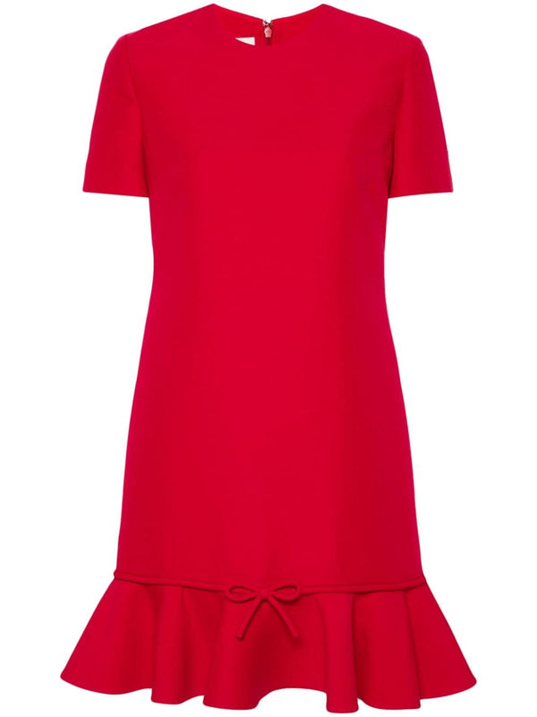 Valentino Wool And Silk Blend Mini Dress