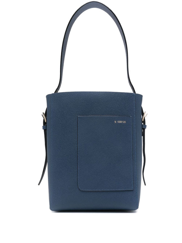 Valextra Small Leather Bucket Bag