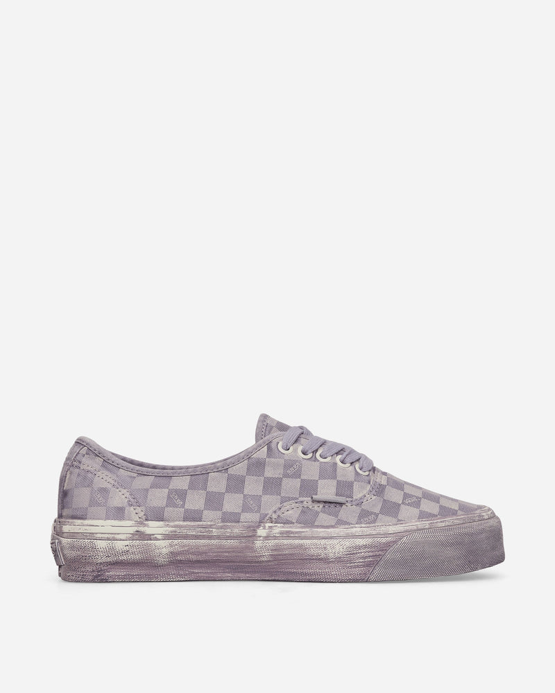 Vans Authentic LX Reissue 44 Dip Dye Checkerboard Sneakers Lavender Gray