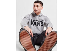 Vans Overhead Large Logo Hoodie Grey