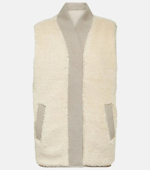 Varley Covey reversible faux-shearling gilet | LYBSTORE