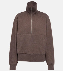 Varley Cyrus half-zip cotton-blend sweatshirt