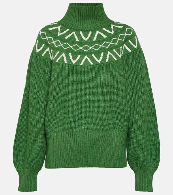 Varley Marcie Fair Isle turtleneck sweater | LYBSTORE