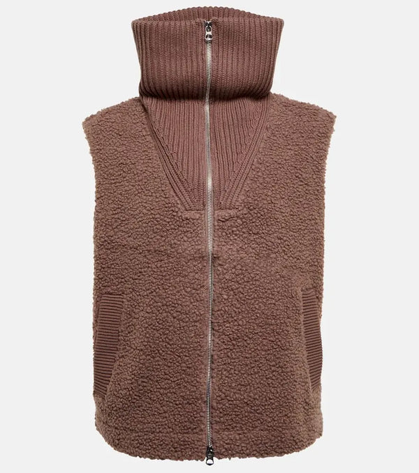 Varley Teddy zipped vest | LYBSTORE