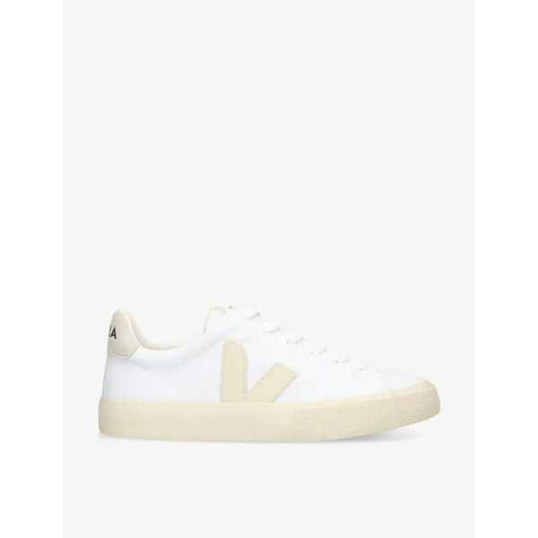 Veja Women's Campo logo-embroidered canvas low-top trainers | Veja