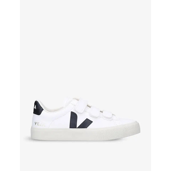 Veja Women's Recife logo-embroidered leather trainers | Veja