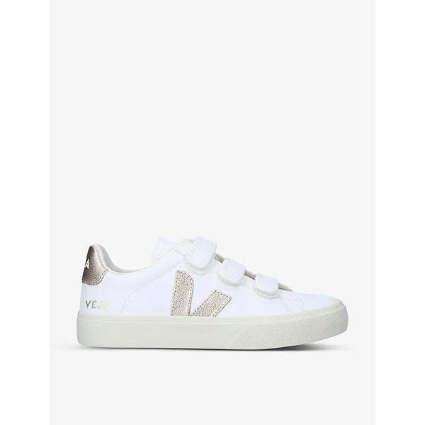 Veja Women's Recife logo-print leather trainers | Veja