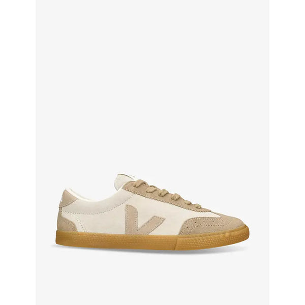 Veja Women's Volley logo-embroidered suede low-top trainers