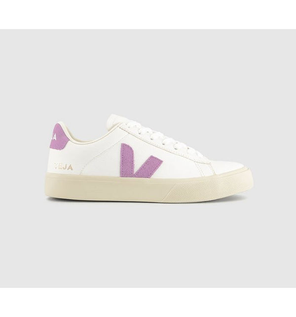 Veja Womens Campo Trainers Extra White Mulberry F