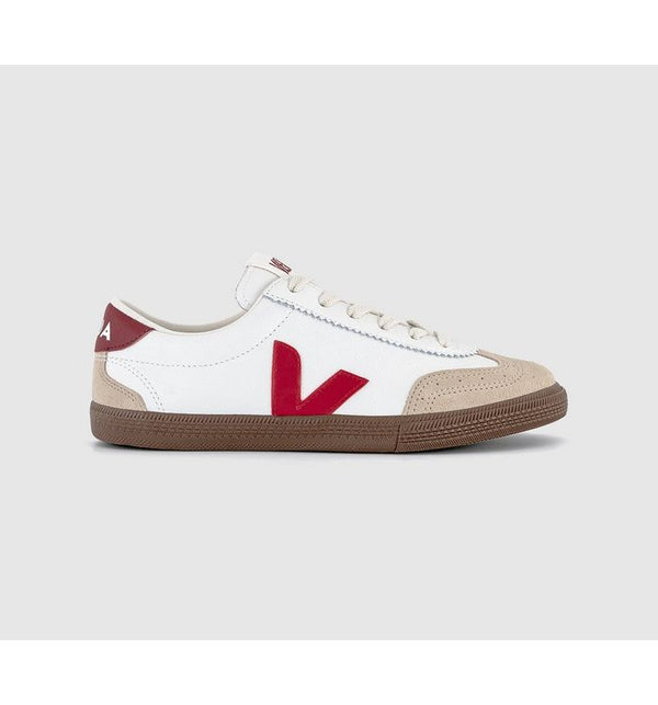 Veja Womens Volley Trainers White Pekin Bark F