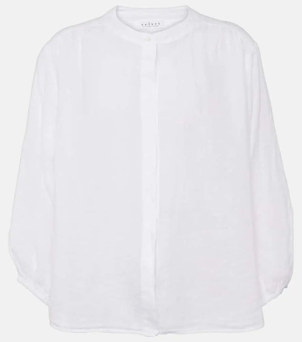 Velvet Avis linen blouse | LYBSTORE