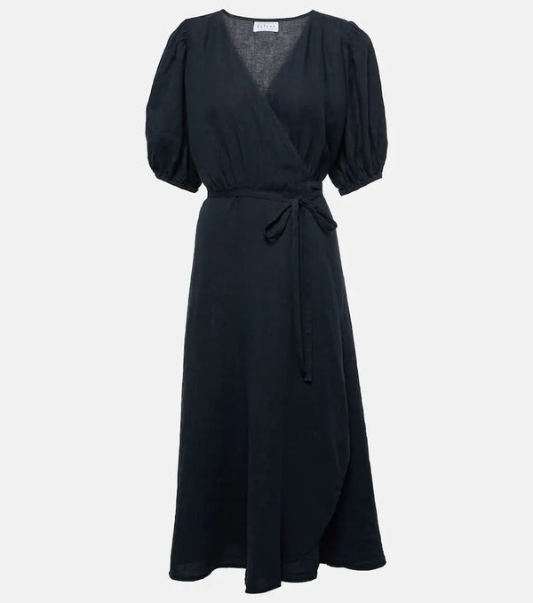 Velvet Dalene linen midi dress