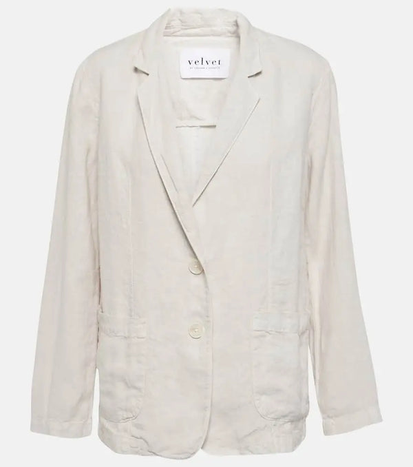 Velvet Lenny linen blazer | LYBSTORE