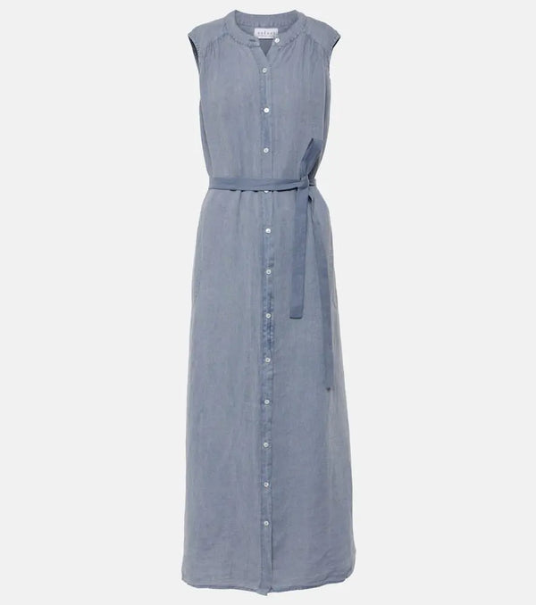 Velvet Luna linen maxi dress