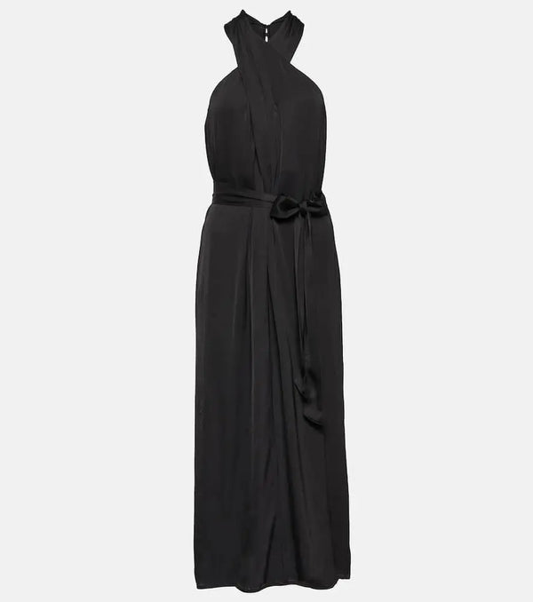 Velvet Stephanie halterneck midi dress | LYBSTORE