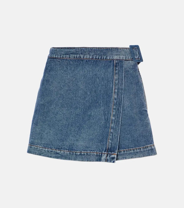 Veronica Beard Diaz denim skort | LYBSTORE