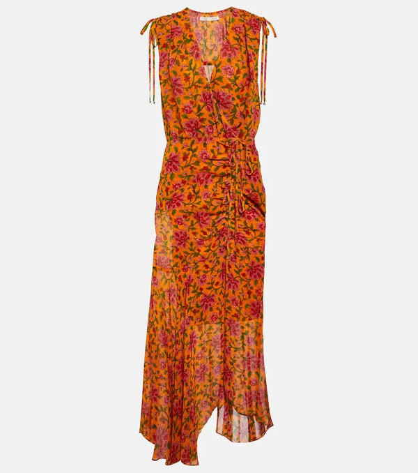 Veronica Beard Dovima silk midi dress | LYBSTORE