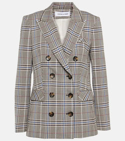 Veronica Beard Fevre checked blazer | LYBSTORE