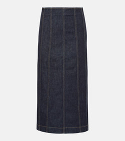 Veronica Beard Fiona denim maxi skirt