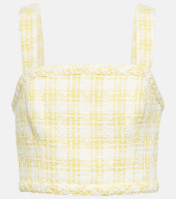 Veronica Beard Gingham tweed top | LYBSTORE