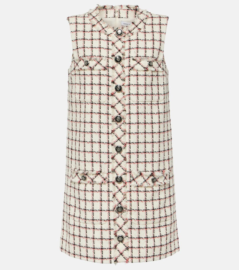 Veronica Beard Laurel cotton-blend tweed minidress