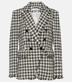 Veronica Beard Miller Dickey houndstooth blazer