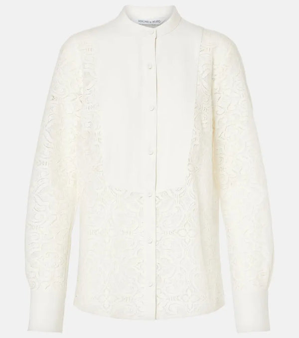 Veronica Beard Naya embroidered shirt | LYBSTORE