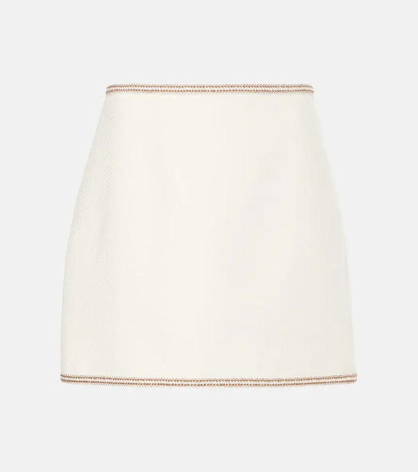 Veronica Beard Ohemia wool-blend miniskirt