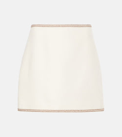 Veronica Beard Ohemia wool-blend miniskirt