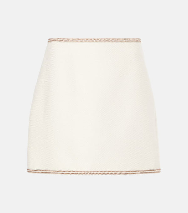 Veronica Beard Ohemia wool-blend miniskirt