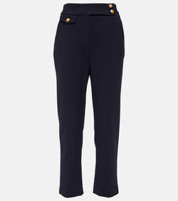 Veronica Beard Renzo high-rise slim cropped pants