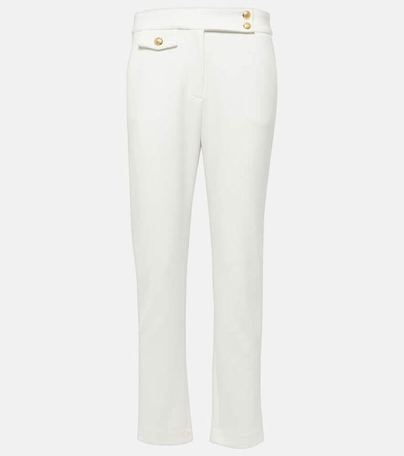 Veronica Beard Renzo mid-rise cropped slim pants