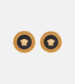 Versace Enamel Medusa stud earrings