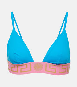 Versace Greca Border bikini top