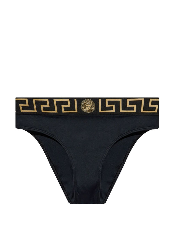 Versace Greca Print Bikini Bottoms