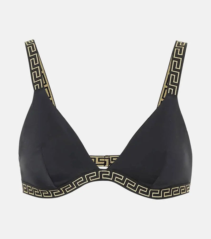 Versace Greek Key bikini top | LYBSTORE