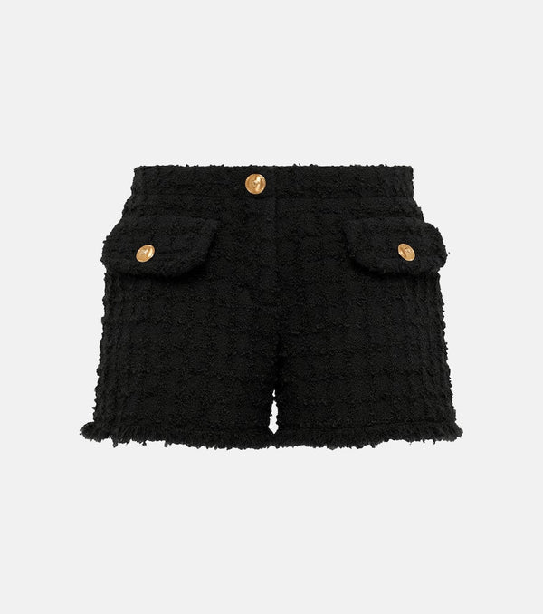 Versace Heritage cotton-blend tweed shorts