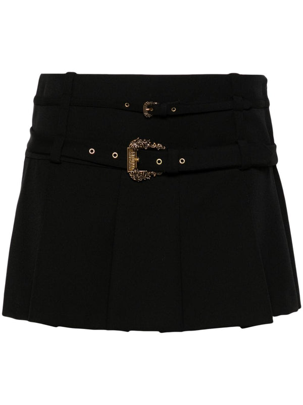 Versace Jeans Couture Buckles Cady Tecno Skirt