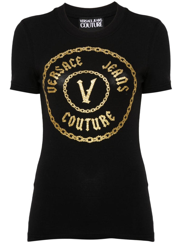 Versace Jeans Couture Crew Neck Sweater Jersey Stretch