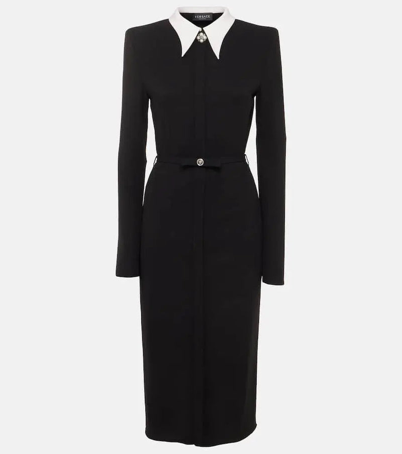 Versace Jersey midi dress