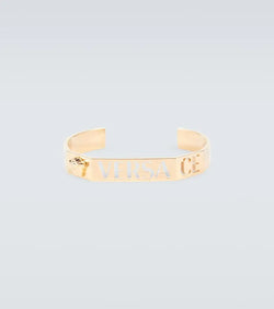 Versace Logo cuff bracelet