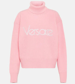 Versace Logo turtleneck sweater | LYBSTORE