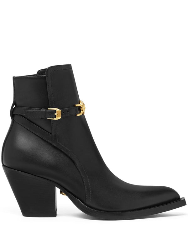 Versace Medusa '95 Leather Ankle Boots